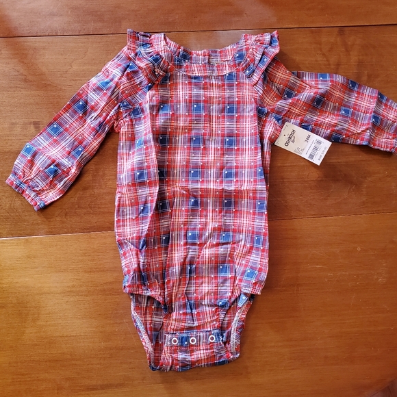 NWT Oshkosh Long Sleeve Onesie